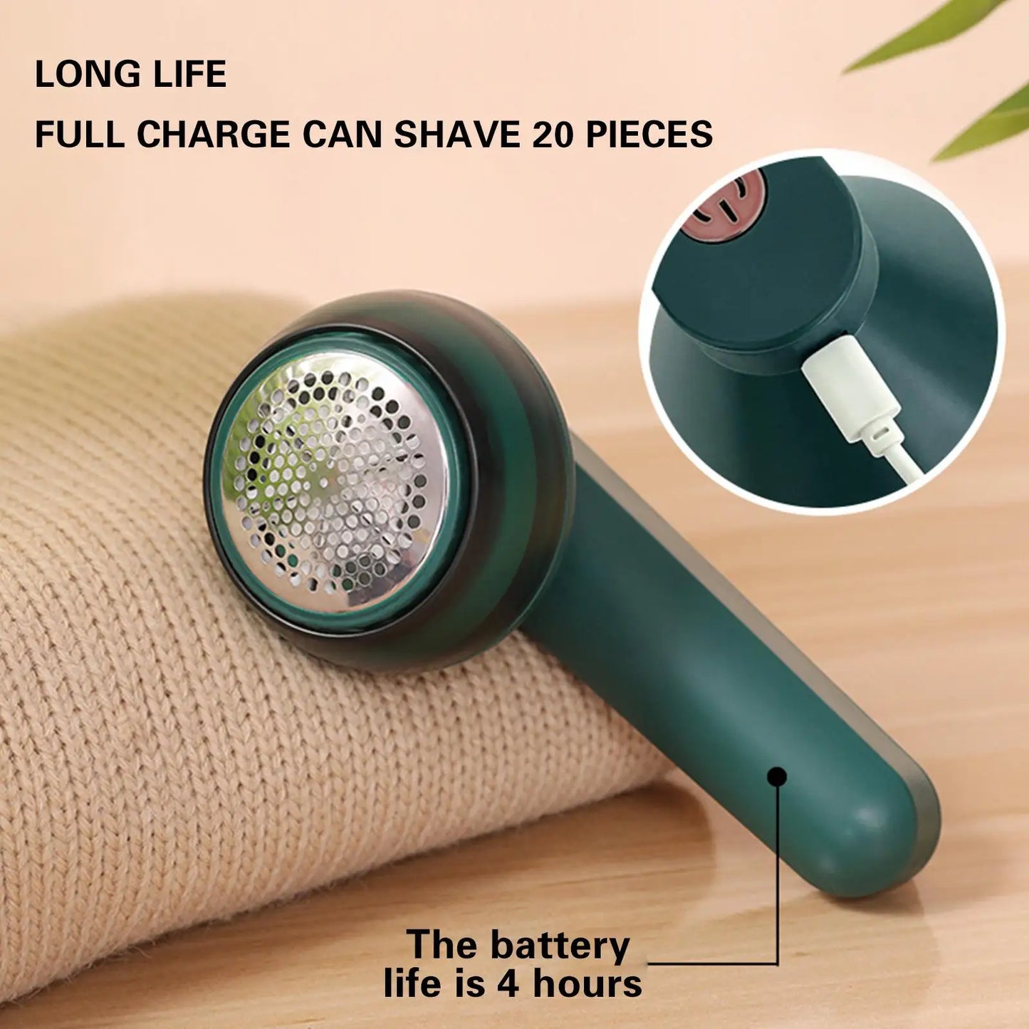 Rechargeable Lint Remover/Fabric Shaver For Clothes